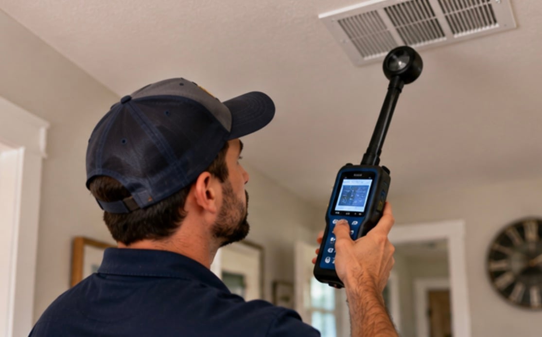 Home Air Quality Monitor or Professional Test: What Each One Actually Tells You